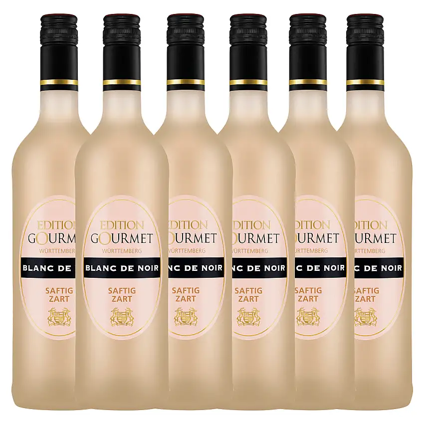 Edition Gourmet Blanc de Noir Cuvée Qualitätswein trocken 0,75L 6er Karton