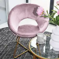 Samtstuhl SELESA Rosa