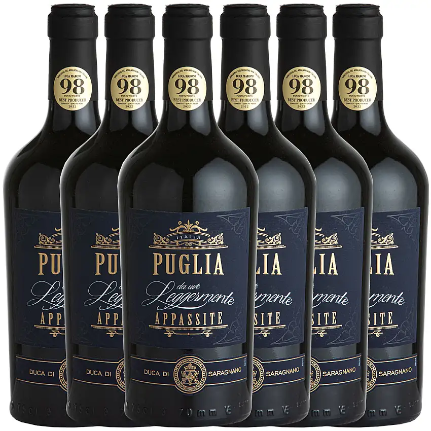 Puglia Rosso IGT da uve Leggermente - 6er Karton