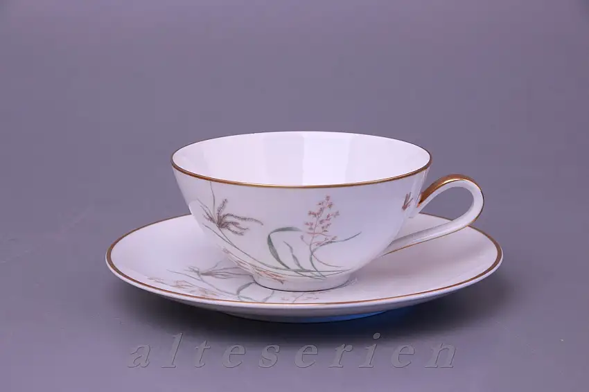 Teetasse mit Untere - Hutschenreuther Favorit Wiese mit Biene
