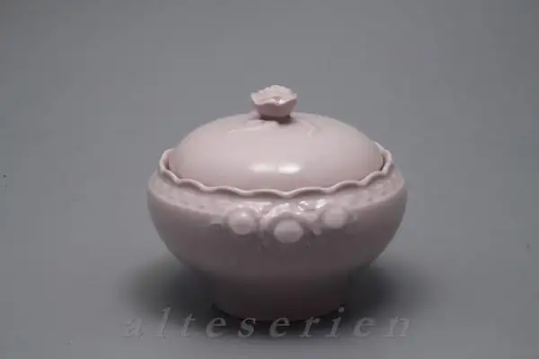 Zuckerdose klein - Hutschenreuther Drache - Exklusiv Rosé Sanssouci