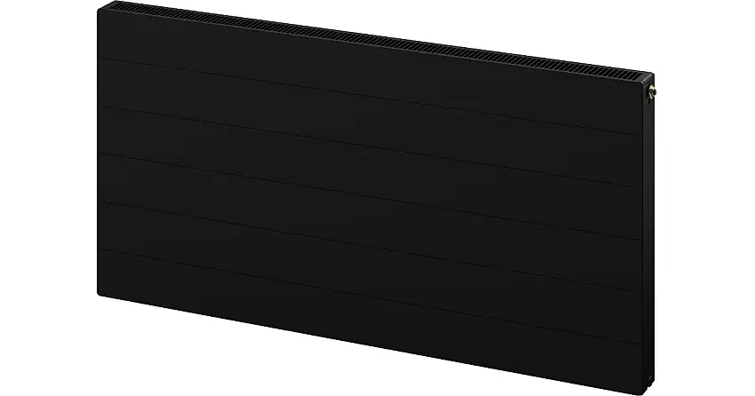 Mexen Line CCL21 Plattenheizkörper 400 x 1100 mm, mittiger unterer Anschluss, 874 W, schwarz - W6C21L-040-110-70